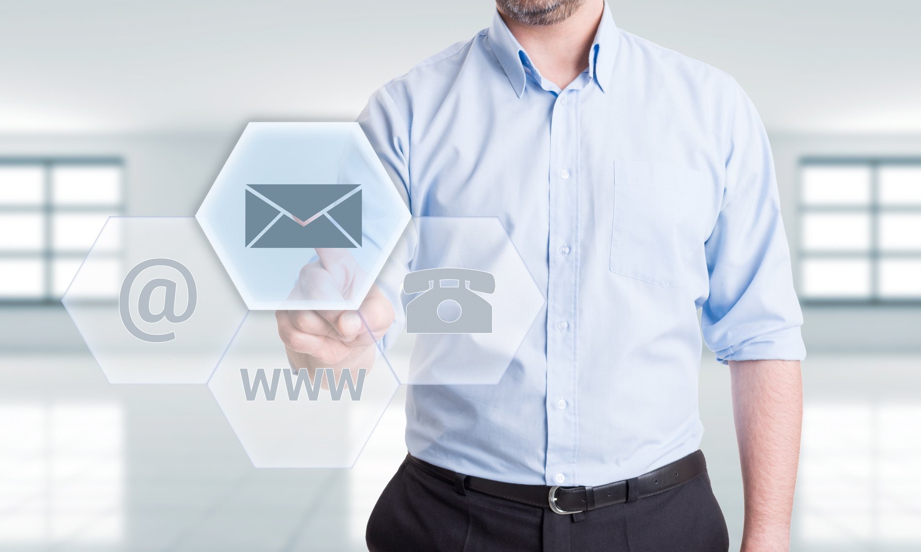 Contact us using mail address
